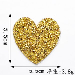 5.5*5.5cm*golden love*hot melt glue