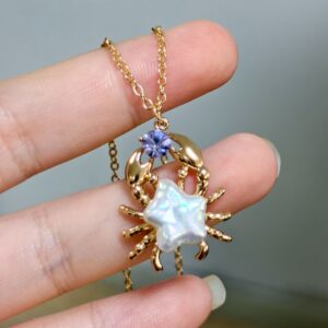 Golden zircon crab