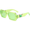 Wholesale Women's Ocean Ribbon Diamond Sunglasses Fashion Box Party Sunglasses