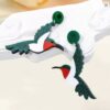 O1CN01ntNwpB1Bs33cPdbBz_0-0-cib Wholesale Splicing colored parrot flamingo acrylic earrings