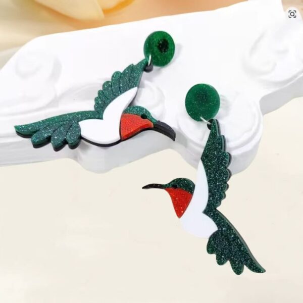 O1CN01ntNwpB1Bs33cPdbBz_0-0-cib Wholesale Splicing colored parrot flamingo acrylic earrings