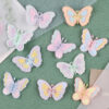 Wholesale Animal colored butterfly embroidery DIY Patches