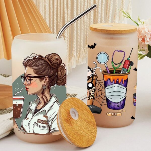 Wholesale UV Transfer Paste Glass Crystal Label Crystal Paste 16OZ UV DTF WRAPS 23cmX11cm