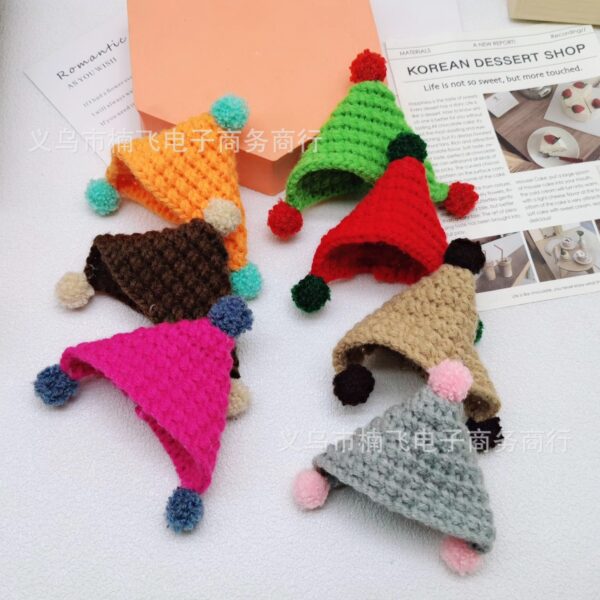 Wholesale Mini Handmade Knitted Cartoon Hat Accessories