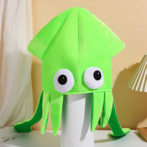 Customized green octopus hat / All yards
