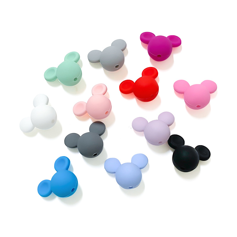 Wholesale Manufacturer Splies Silicone Beads Baby Teething Teether Necklace Pacifier Clip DIY Jewelry Aessories