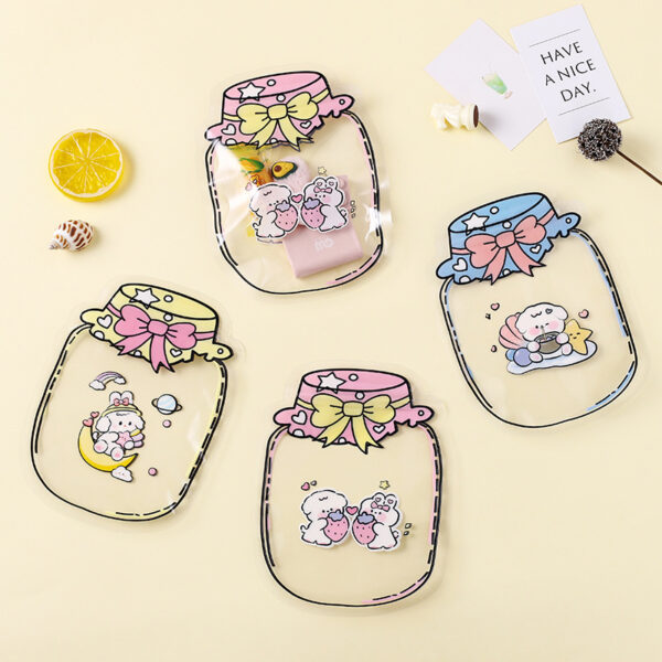 Wholesale Cartoon Cute Ziplock Transparent Storage Bag