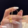 Wholesale Summer Bling Little Starfish Pendant Necklace Niche Accessories