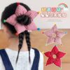 O1CN01o56vNr1IuWXrVE1xL_2220877630953-0-cib Wholesale Star Flower Fabric Hair Tie