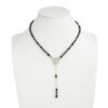 O1CN01o6Awh923kFbexFv61_2588757293-0-cib Wholesale Black crystal ot-clasp heart-shaped tassel necklace