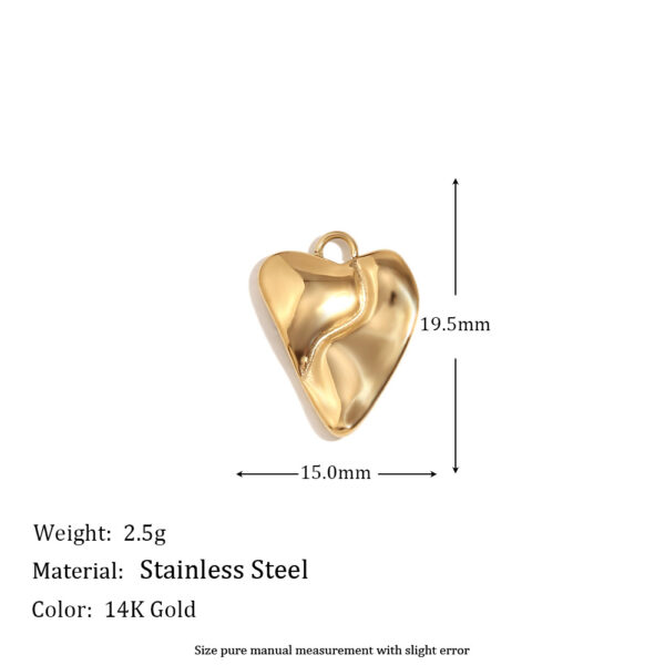 O1CN01o7XCML2AUrULXQHBU_2213308878207-0-cib Wholesale DIY Niche Style Unique Creative Jewelry Aessories Stainless Steel Plated with 14K Gold Ocean Smiley Face Pendant
