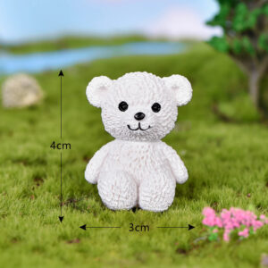 Teddy bear series / Large white bear