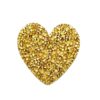 Wholesale 6 color hot melt adhesive heart-shaped rhinestone embroidery DIY Patches