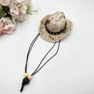 Spotted velvet belt / S code diameter 13.5cm