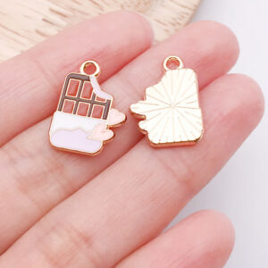 1 brown nectarine love chocolate love18x13x1mm-1.1g-25185