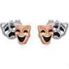 Wholesale Funny Crying Smiley Face Mask Expression Earrings