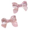 Wholesale Transparent colored butterfly bow acrylic beads