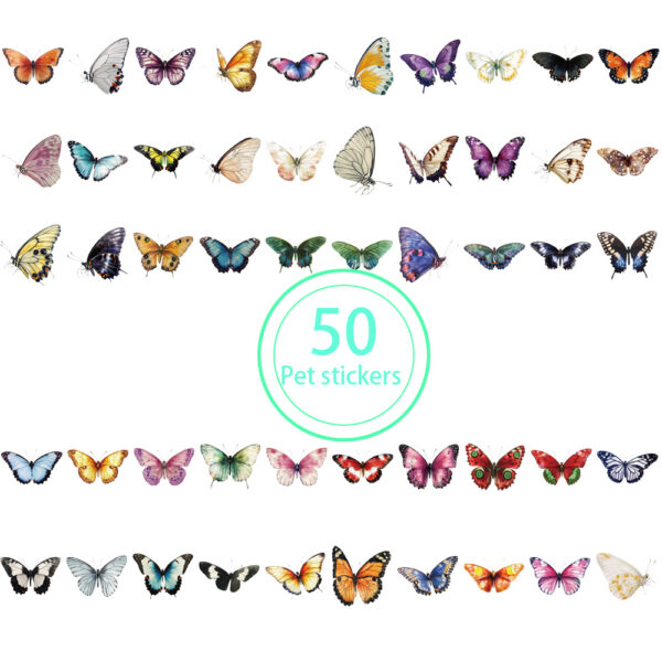 Wholesale 50pcs Colorful Elegant Butterfly Series