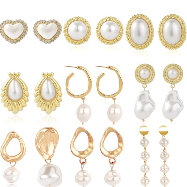 Wholesale Baroque pearl earrings