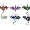 Wholesale 10pcs Enamel clay inlaid with diamond dragon animal beads