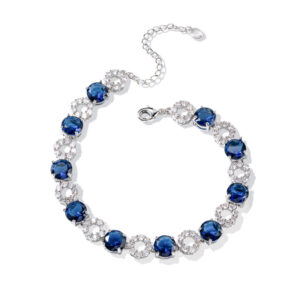 Blue zirconium bracelet b
