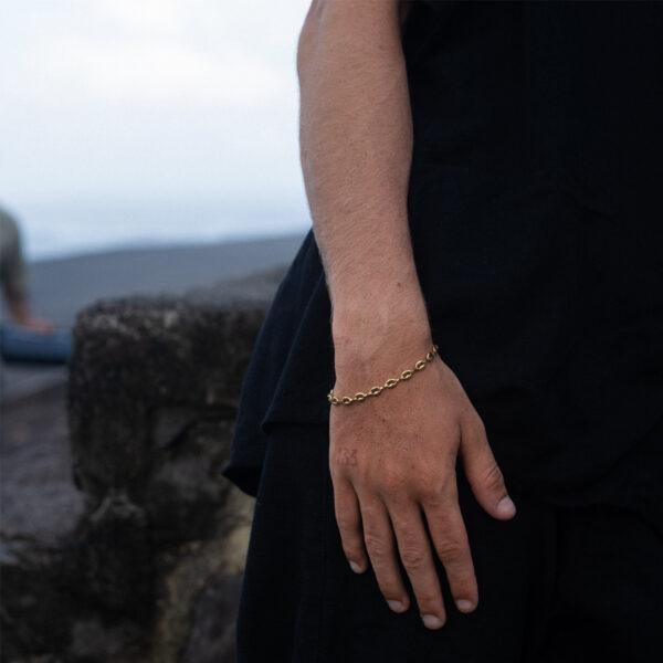 Wholesale Stainless steel geometric element men's bracelet