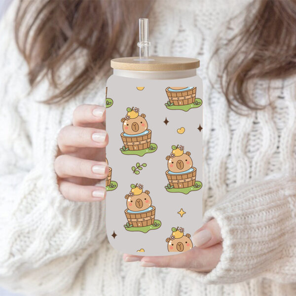 Wholesale UV Transfer Paste Glass Crystal Label Crystal Paste Cross-border Special Paste for 16oz Glass Cup 23cmX11cm