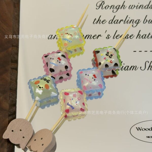 O1CN01oMKyks1xmBbkU6L8D_2221442006485-0-cib Wholesale 10pcs Cartoon Fine Sparkling Lace Diagonal Pillow Acrylic Beads