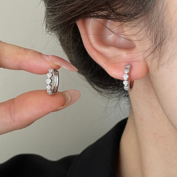 Wholesale Zircon Heart Earrings - Affordable Luxury