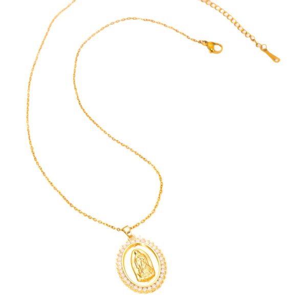 O1CN01oPe3iY1sWXr6Sx1BV_2217666745774-0-cib Wholesale Virgin pendant set with zirconia colored diamonds