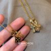 Wholesale Running cross solid dice pendant necklace