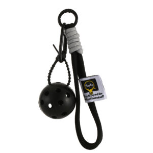 Black ball + black lanyard / No specifications
