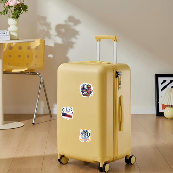 Wholesale 55 Cute American 250th Anniversary Waterproof Vinyl Stickers