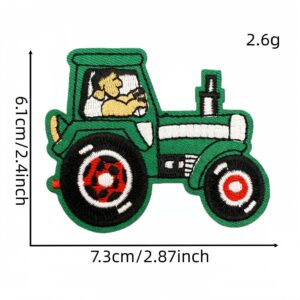 Cartoon car fabric patch #9