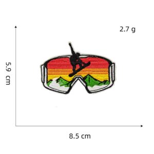 Goggles cloth stickers 7#