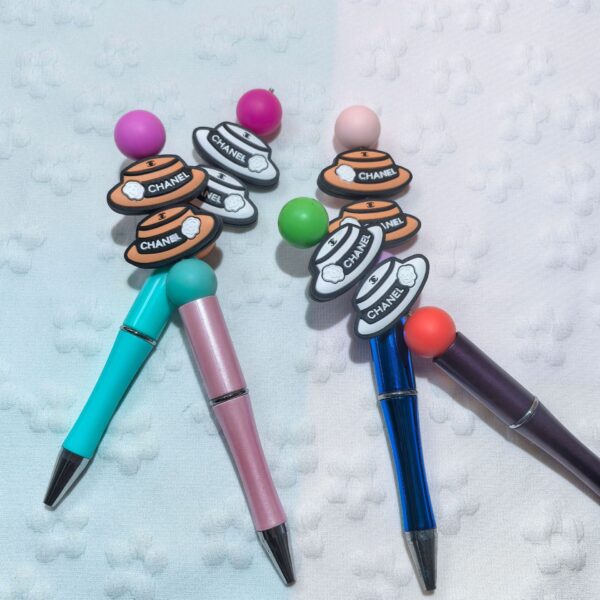 Wholesale 2D Creative Pattern Cartoon Silicone Beads DIY Beads 10pcs/pack OLY Exclusive