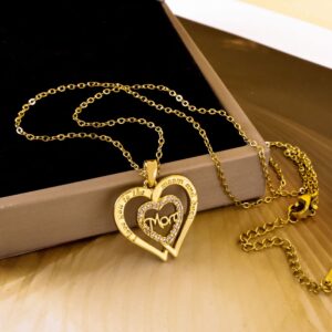Xl1512 heart lingxi necklace gold