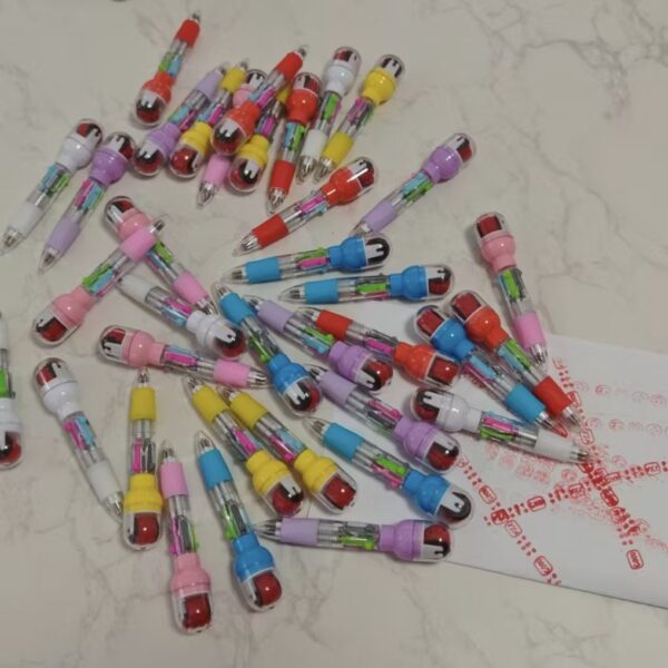 O1CN01ocvBUg1qCjcaeGTJC_2220865205460-0-cib Wholesale Creative Mini Roller Seal Short Four-Color Pen