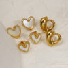 O1CN01oe9stu2NGI1nKLfTg_2217889189935-0-cib Wholesale Stainless Steel 18K Gold Plated Heart Inlaid Shell Stud Earrings
