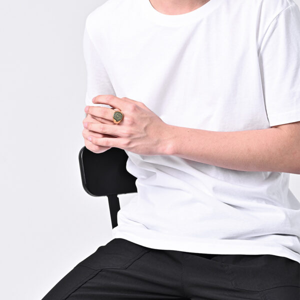 O1CN01oeoLrM2860jbhdKXJ_2816597882-0-cib Wholesale Hexagram and Twelve Constellations Guardian Titanium Steel Ring