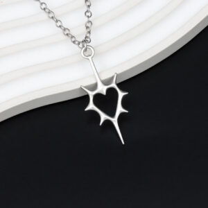 Flame star necklace