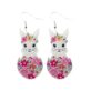 Wholesale Easter Cute Rabbit Flower Easter Egg Spring Acrylic Earrings