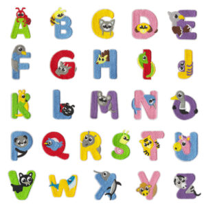 Wholesale Animal English Letter Cloth DIY Patches