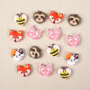 Wholesale 20pcs Valentine's Day Love Silicone DIY Pacifier Chain Silicone Beads