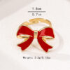 Wholesale 1 Piece/4 Piece Set Oil Dropping Bow Ring