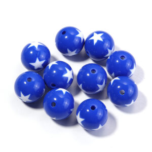 Royal blue / Diameter: 20mm, hole diameter 2.8mm, 10 pcs/pack