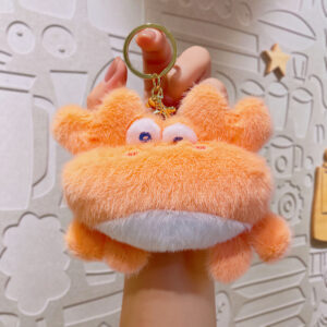 Plush crab series-orange