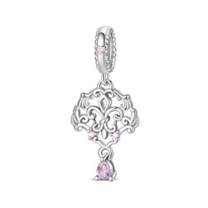 Pac1576-baroque classical floral pendant