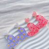 Wholesale LOVE Irregular Love Acrylic Earrings
