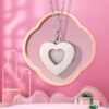 Wholesale Hollow Heart Necklace Love Valentine's Day
